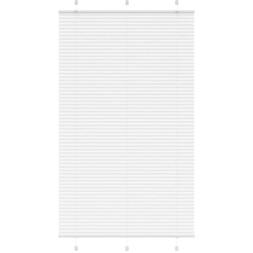 VidaXL Plisirana roleta bijela 115x200 cm &amp;scaron;irina tkanine 114,4 cm Slike