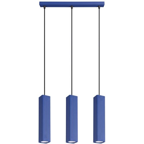 Sollux Lighting Viseča svetilka RAYO 3L ultramarin, (5000499551) Slike