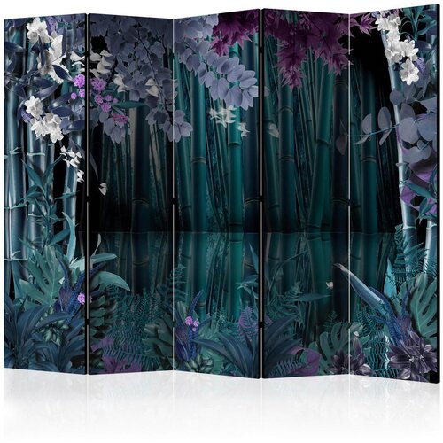 Artgeist PARAVAN 225/172/3 cm lila, temno zelena Cene