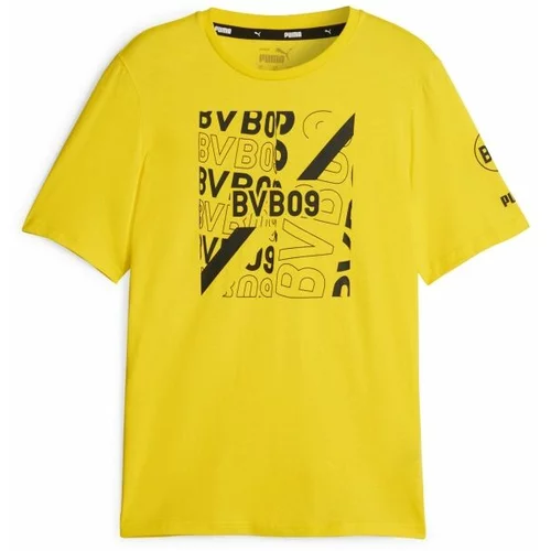 Puma BVB FTBLCORE GRAPHIC TEE Muška majica kratkih rukava, žuta, veličina