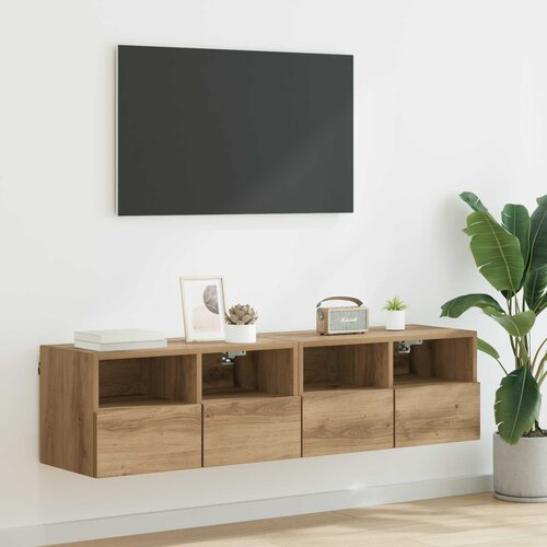 TV zidni ormari Zidne 2 pcs Umjetnički hrast 60 x 30 x 30 cm Cijene
