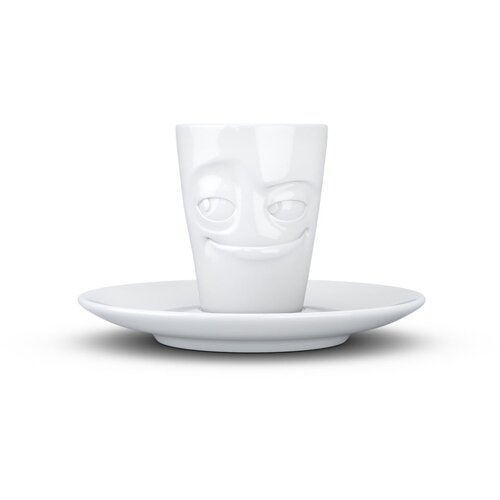 58products Bela porcelanska skodelica za espresso s podstavkom, prostornina 80 ml Cene