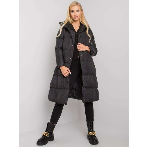 Fashion Hunters Women's black jacket with a hood Slike
