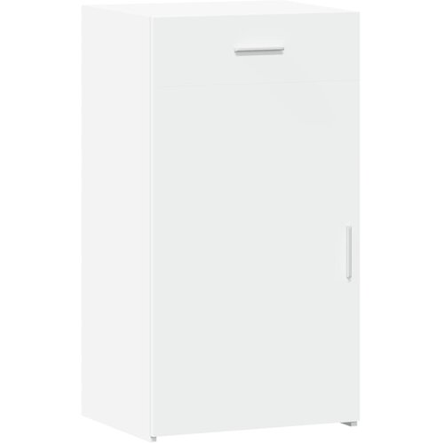 Maison Chic Komoda - Predalnik bela 50x42,5x93 cm inženirski les, (21715983) Slike