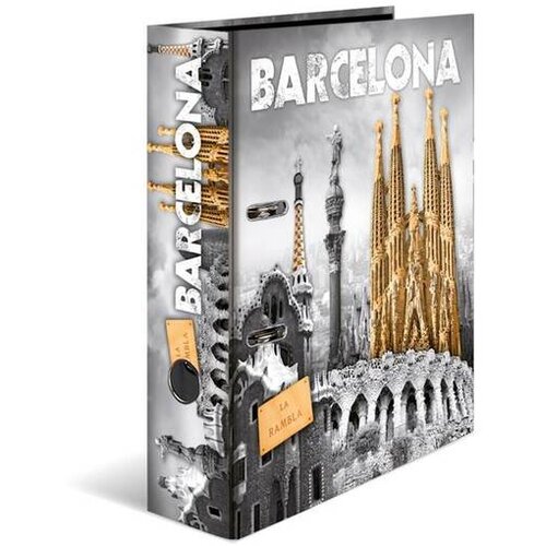 Herma Registrator trend cities, a4, 70 mm, barcelona HER7177 Cene
