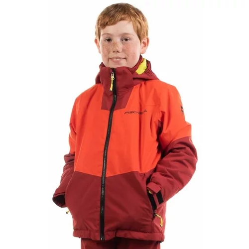 Fischer BANSKO JR Skijaška jakna za dječake, boja vina