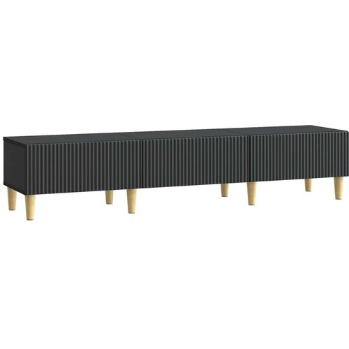 TV omarica s predalom Črna 147 x 34,5 x 30 cm Inženirski les, (5000210517) Cene