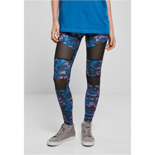 Urban Classics Women's Camo Tech Mesh Leggings, Digital Duskviolet Camo Slike