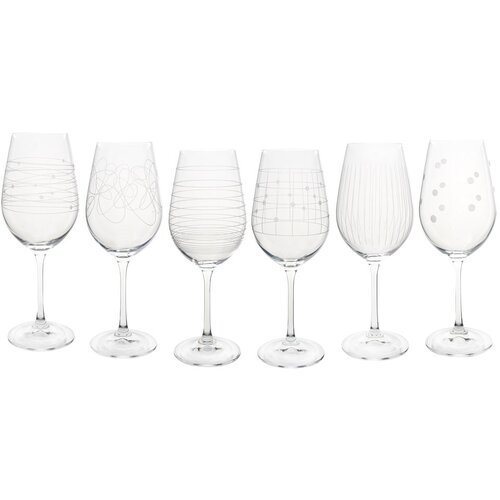 Crystalex ELEMENTS, KOZARCI ZA VINO, 450 ML, 6 KOS, (22153044) Slike
