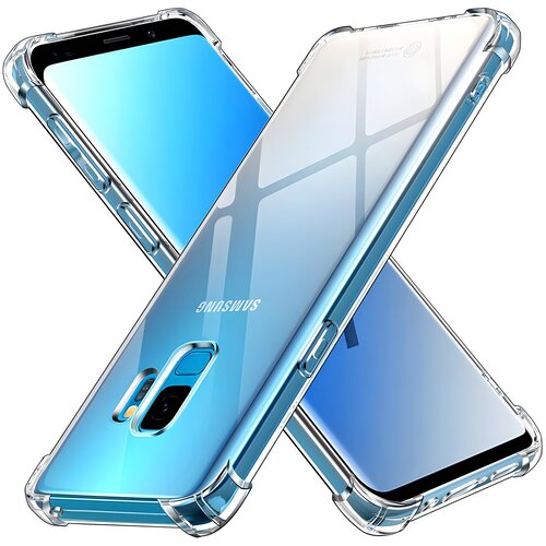 Techsuit Silikonska futrola s ojačanim rubovima za Samsung Galaxy S9 - Prozirna Cene