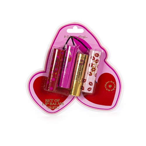  Set balzama za usne Posh and Pop Queen of hearts, 4 komada Slike