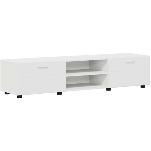  Set TV komoda FLORIN 3 kom. Bijelo Konstruirano drvo Slike
