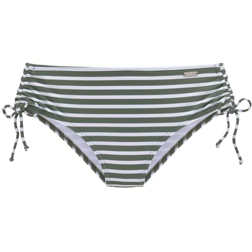 VENICE BEACH Bikini donji dio kraljevski zelena / bijela