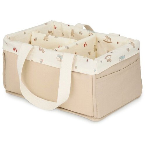 CamCam Copenhagen Tekstilna otro&scaron;ka &scaron;katla za shranjevanje v naravni barvi 34x23x17 cm Vintage Toys &ndash; Cene