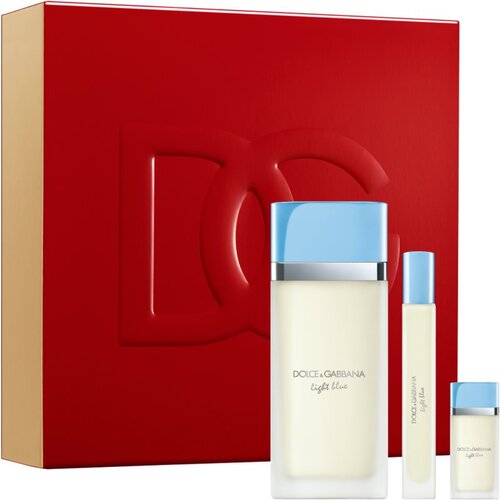 Dolce & Gabbana Light Blue EDT Trio Gift Set darilni set za ženske Cene
