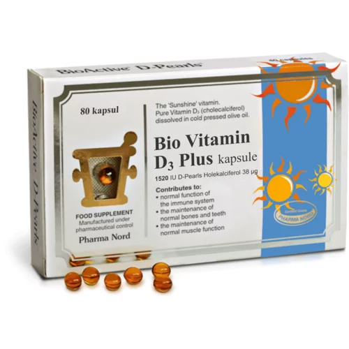  Pharma Nord Bio-Vitamin D3 Plus 1520 I.E., kapsule