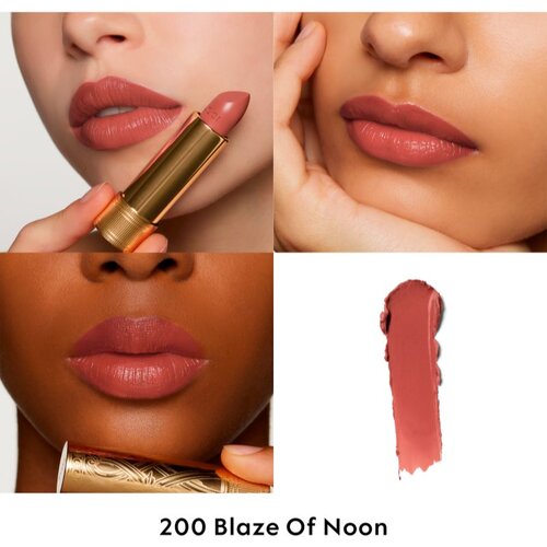 Gucci Beauty Rouge &amp;agrave; L&amp;egrave;vres Satin Lipstick satenasta &amp;scaron;minka odtenek 200 Blaze of Noon 3.5 g Slike