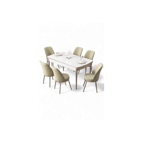 Hanah home Trpezarijski set, 7 dijelova, svijetlozelena Cijene