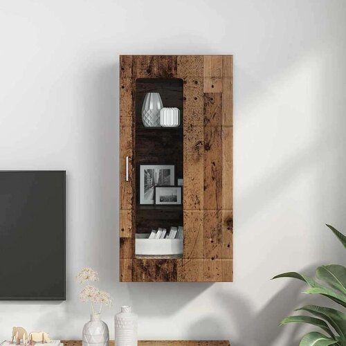 VidaXL Kabinetski zidni Staro drvo 55 x 29 x 100 cm Konstruirano drvo Slike