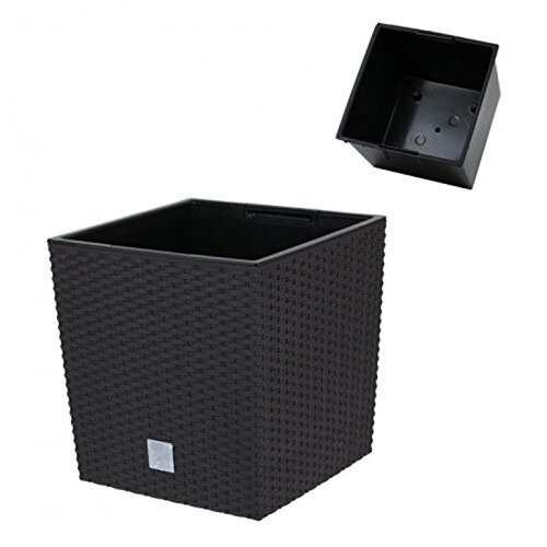 Prosperplast Plastična saksija Rato Low 32X32X33CM antracit Cene