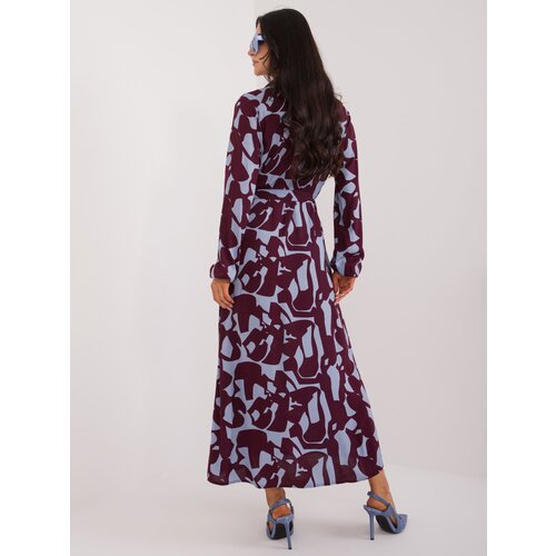 Sublevel Dress-D73771M30433A-burgundy Slike