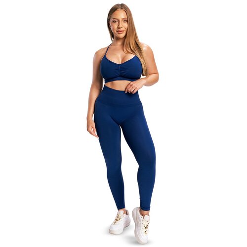 GymBeam ženske helanke sculpt seamless navy Slike