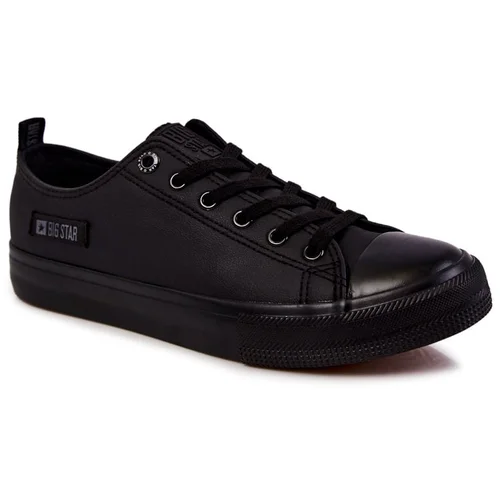 Big Star Men's Low Leather Sneakers