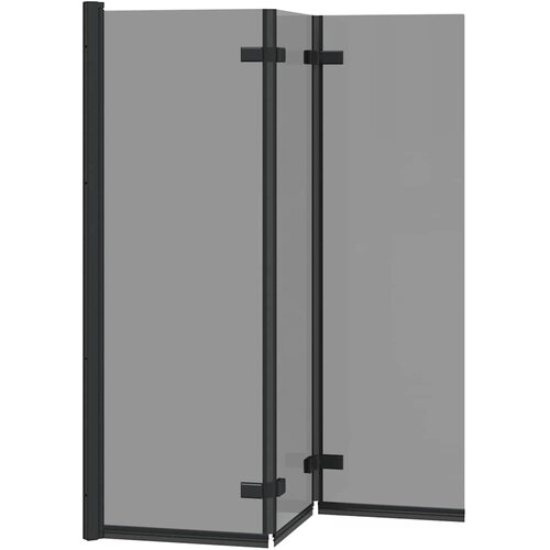  Sklopiva tu&amp;scaron; kabina 130 x 138 cm ESG staklo i aluminij Slike