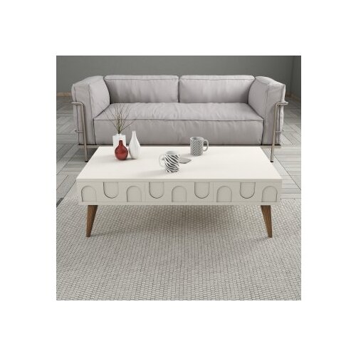 Hanah home Club sto Lyon 34, 105x34.6x60 cm, krem Slike