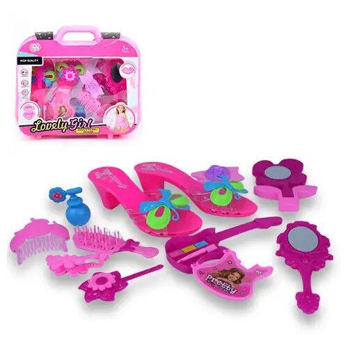 Magic Toys Lepotilni set s čevlji, ličili in frizerskimi pripomočki v torbici Cene
