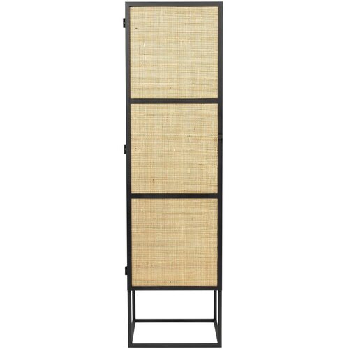 White Label Črna omara iz ratana 40x145 cm Guuji - White Label Cene