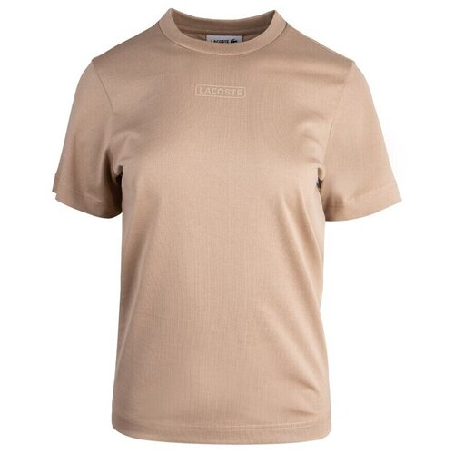 Lacoste Majice s kratkimi rokavi TF035502S Bež Slike