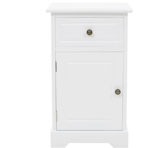 Maison Chic Nočna omarica - Nočna miza MDF in borovina 35x32x59 cm, (21687073) Cene