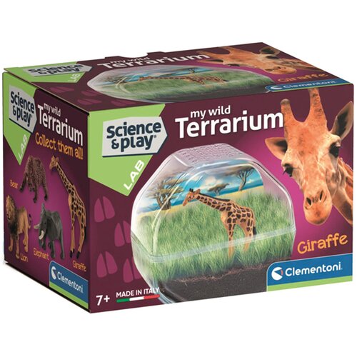 Clementoni Science &amp;amp;amp, Play: Mini terarij z figuro žirafe - Slike