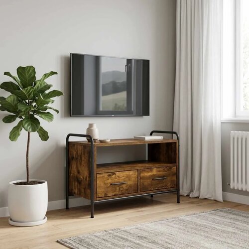  TV ormar 67 5 x 33 x 50 cm Dimljeni hrast Konstruirano drvo - Dimljeni hrast 67 5 x 33 x 50 cm Cijene