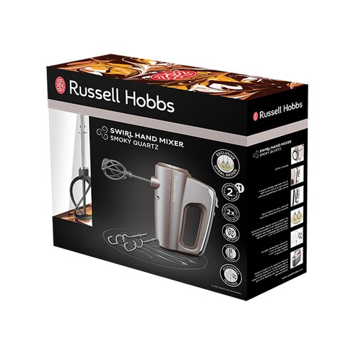 Russell Hobbs 25892-56 Swirl SmokyQ Ručni mikser sa 5 nastavaka i kutijom za odlaganje Slike
