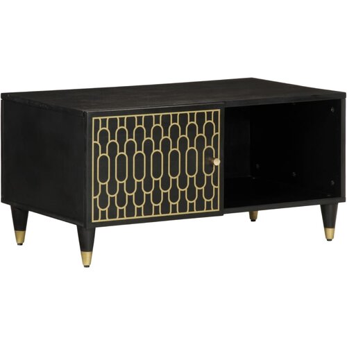 vidaXL Klubska mizica 80x50x40 cm trden mangov les Cene