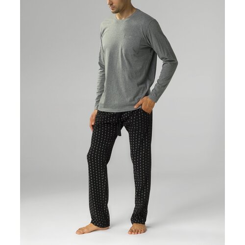 Atlantic Men&amp;#039;s pajamas - gray/black Slike