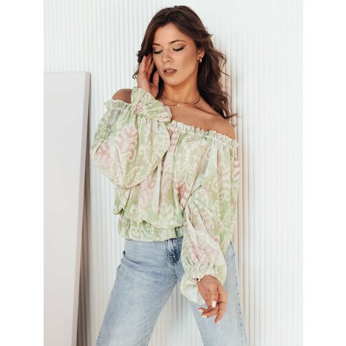 DStreet Women's blouse for Spanish flu MORALES green Slike