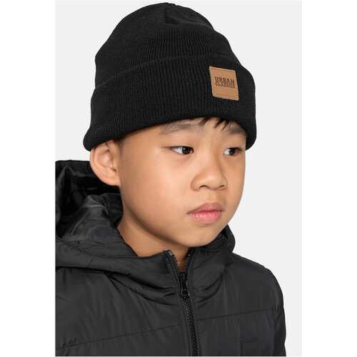 Urban Classics Kids Children&amp;#039;s Hat Logopatch 2-Pack Black+Grey Slike