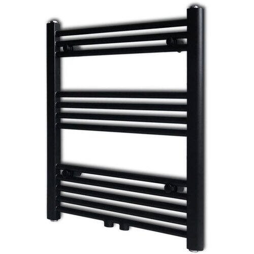  Crni kupaonski radijator za centralno grijanje ravni 600 x 764 mm Cijene