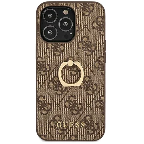 Guess 4G RING MASKICA ZA IPHONE 13 PRO BROWN