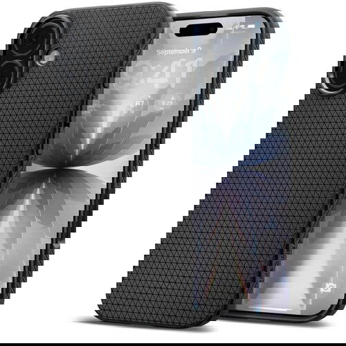 Spigen LIQUID AIR maska za IPHONE 17 MATTE BLACK Slike