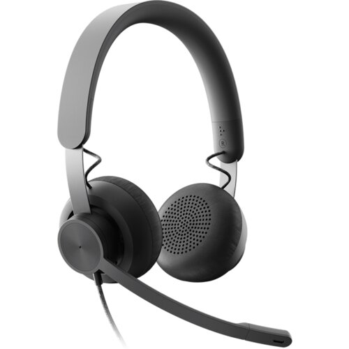  Slu&scaron;alice sa mikrofonom Logitech Zone Wired MSFT Teams USB black MICROSOFT CERTIFIED, USB-C, USB-A adapter included, 981-000870 Cijene