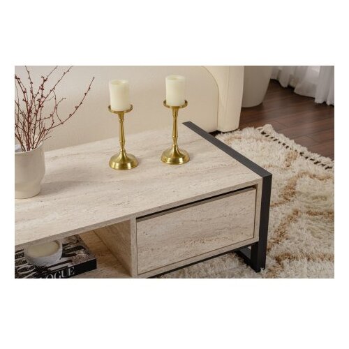 Hanah home Club sto Haldizen, 105x40x55 cm, bež Slike