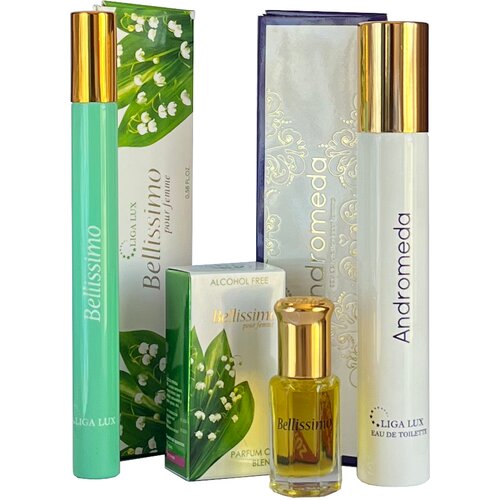 Neo Parfum Ženski set parfema Bellissimo, EDT, 17 ml + Andromeda, EDT, 30 ml + Parfemsko ulje Bellissimo, 6 ml Cene
