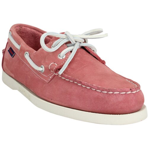 Sebago Mokasini &amp;amp; Jadralni čevlji Docksides Portland Nubuck Homme Rose Rožnata Slike