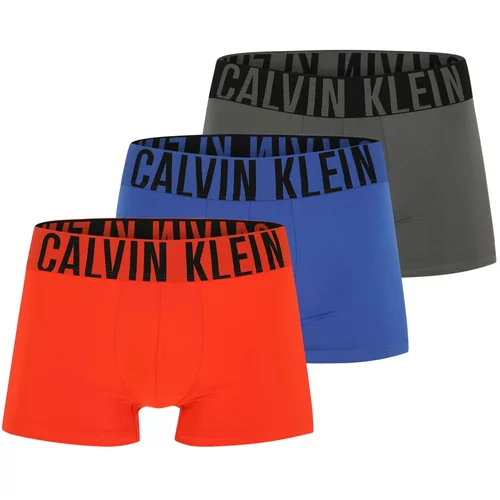 Calvin Klein Underwear Boksarice 'Intense Power' modra / barva blata / krvavo rdeča / črna