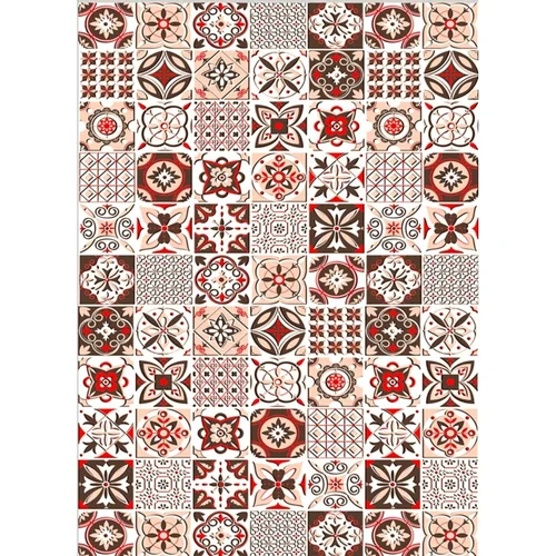 Mani Textile Cement tile kitchen rug Narančasta