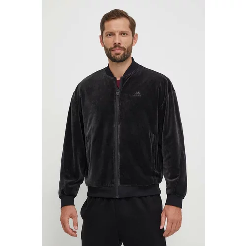 Adidas Dvostranska bomber jakna moška, črna barva